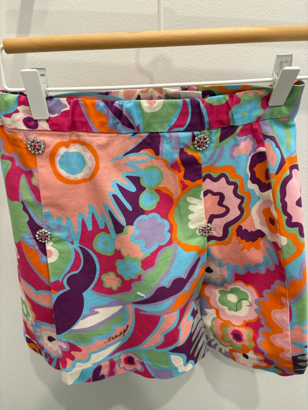 Dolce & Gabbana Bright Multicolor Floral-Print Girls' Skirt